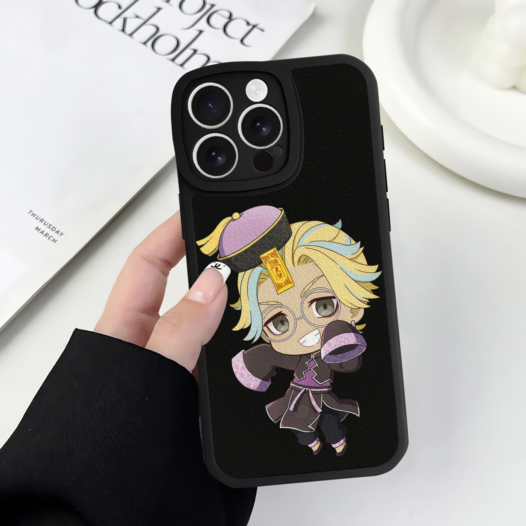 （画像用） 東京リベンジャーズ Tokyo Revengers 【iPhone 16シリーズ対応】シリコンスマホケース（レザー調） 材質：シリコン